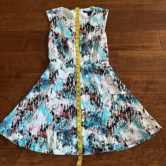 French Connection 'Isla' Ripple Print Jersey Fit & Flare Dress - Picture 8 of 13